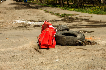 Due to technology of violations in construction of roads, Extreme cold and heavy rains washed away...