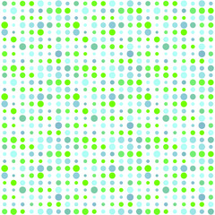 Seamless abstract pattern background with a variety of colored circles.