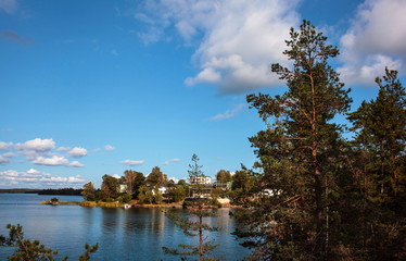 Fototapeta na wymiar View from Lidingo Island,Stockholm