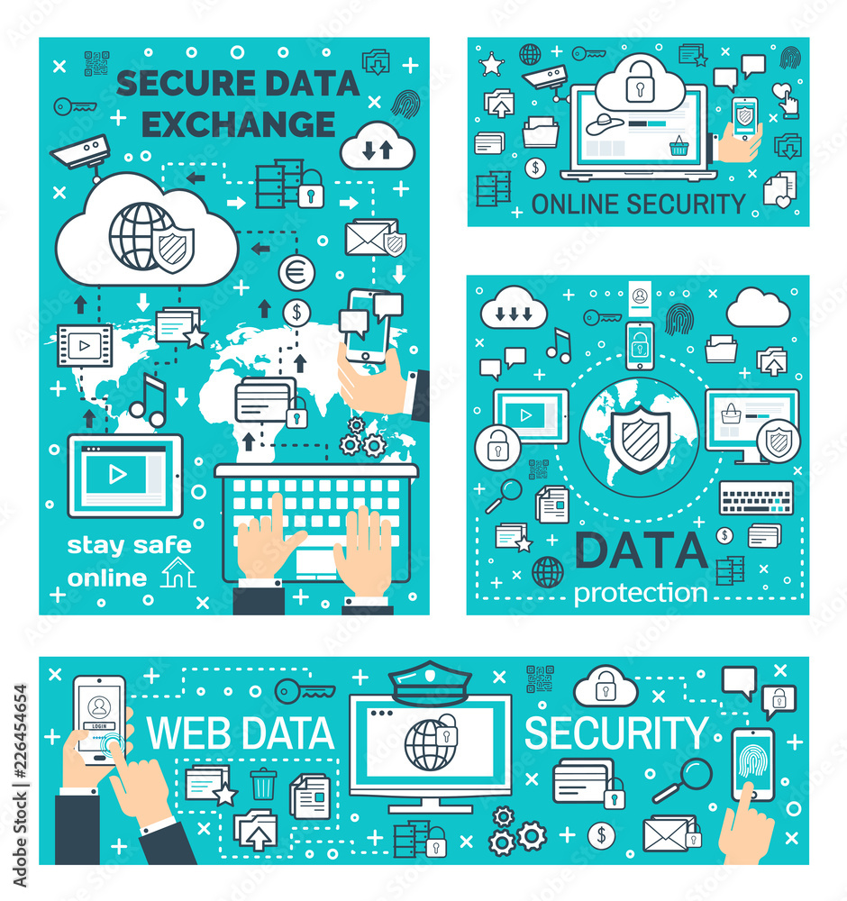 Poster secure online data exchange in internet