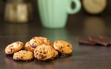 Homemade chocolate chip cookies