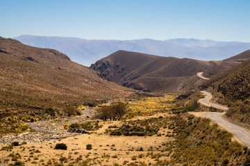 Road in north west of Argentina