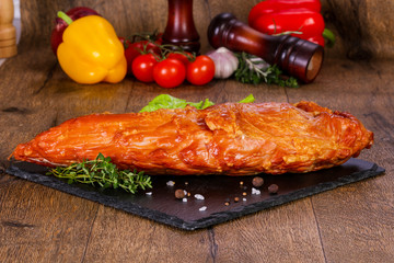 Smoked pork meat