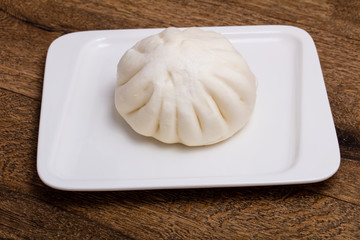 Asian traditional steamed bun