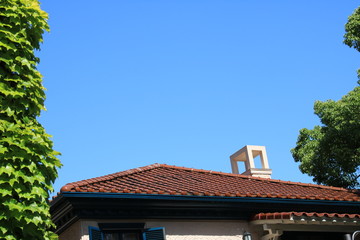 赤い屋根
