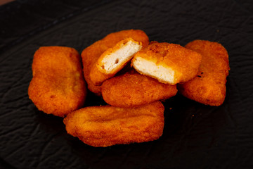 Fried chicken nuggets