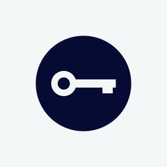 key icon, vector illustration