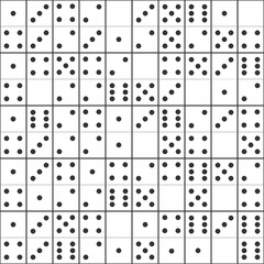 seamless domino pattern