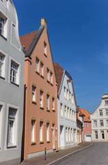 Fototapeta na wymiar Colorful houses in the center of Warendorf, Germany
