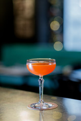 Cocktail based on tequila, campari, martini rosso and lime juice.