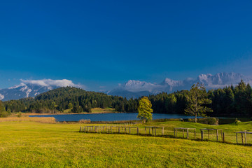 Wagenbrüchsee in den Bayrischen Alpen