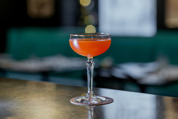 Cocktail based on tequila, campari, martini rosso and lime juice.