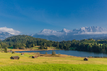 Wagenbrüchsee in den Bayrischen Alpen