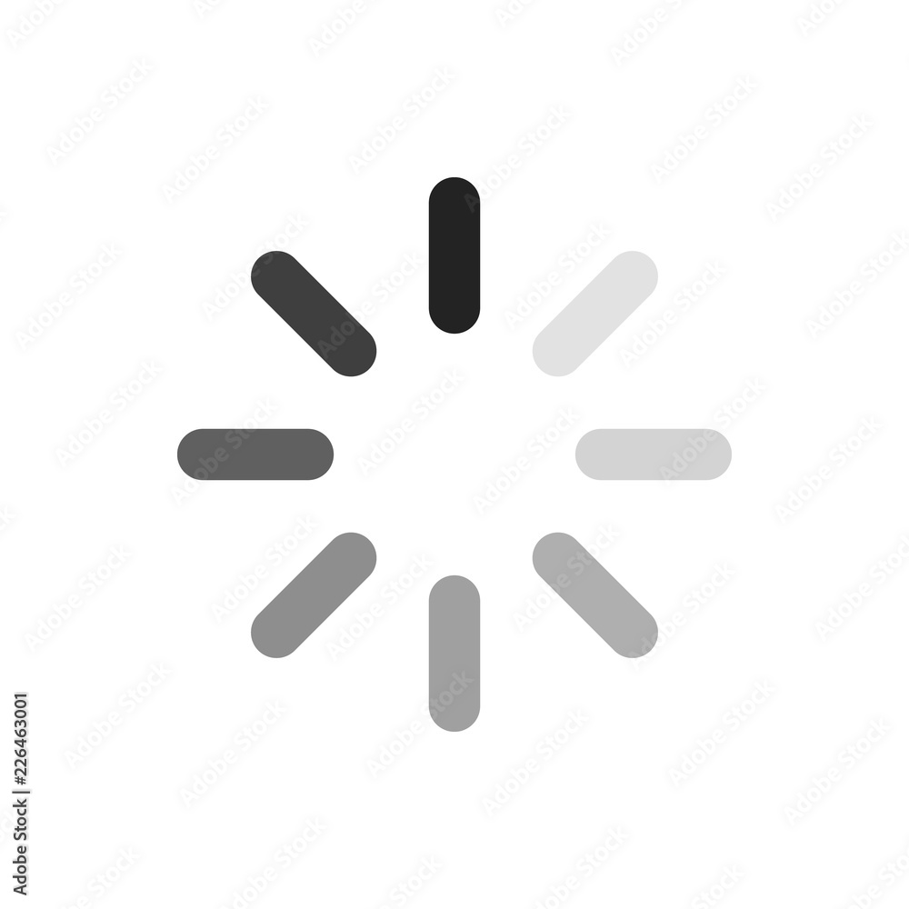 Poster set loading icon. download sign. collection of simple web download. vector.