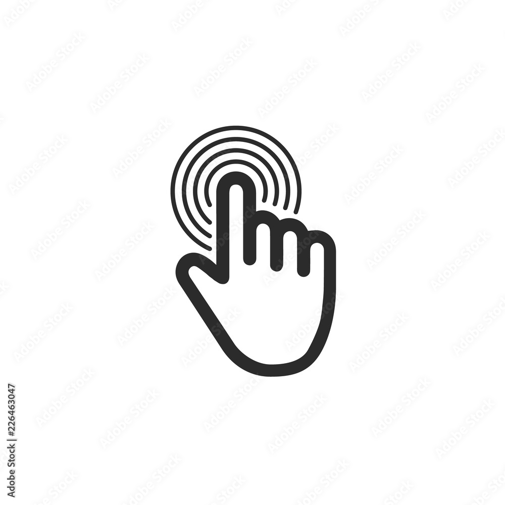 Poster computer mouse click cursor gray arrow icons set and loading icons. cursor icon. vector illustration