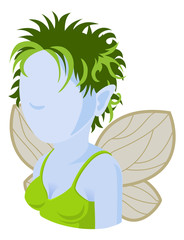 A Fairy avatar cartoon person icon emoji