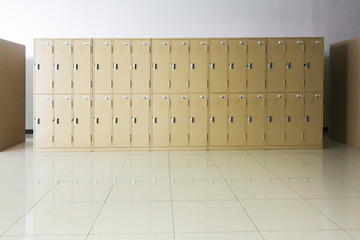 White lockers cabinets furniture