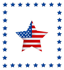 Obraz premium 4th July background