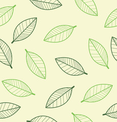 leaf seamless Endless Background