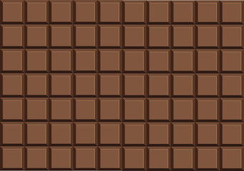 Milk  chocolate bar vector