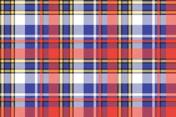 Color plaid seamless pattern