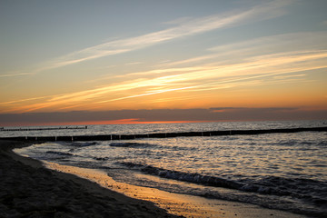 Sonnenuntergang an der Ostsee 