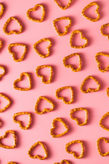 Heart shaped pretzel.