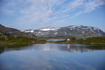 Fototapeta premium Views form the Haukeli Pass.