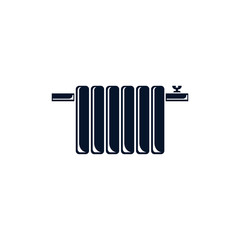 heating battery vector icon isolated on white background