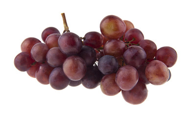  bunch of grapes isolated on white background. As an element of packaging design.