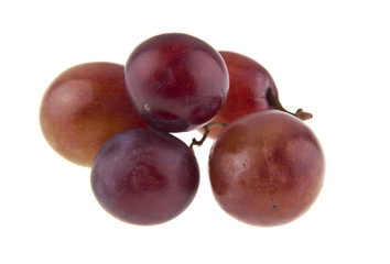 bunch of grapes isolated on white background. As an element of packaging design.