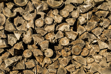 Stacked and cut wood timber bitmap texture
