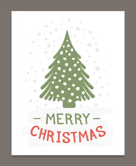 Fototapeta premium Christmas Card
