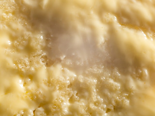 Texture bread and butter, abstract, close-up