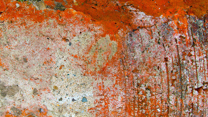 Brick. Orange Brick Wall. Texture. Old. Stock Photography