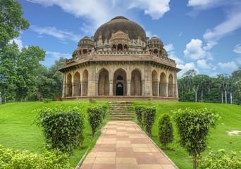 Mohammad Shah's Tomb from Sayyid and Lodhi period inside Lodhi Garden, New Delhi India