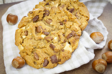 cookies on wooden background
