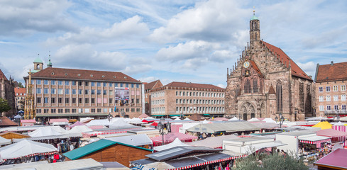 Panorama Nürnberger Herbstmarkt