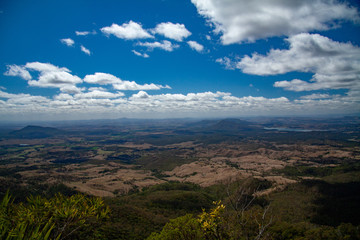 panoramic view from mountains