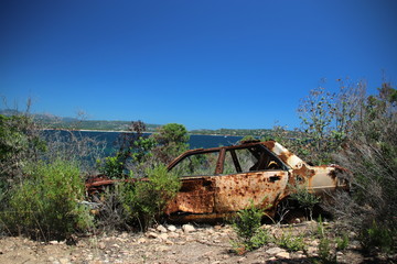 Fototapeta premium rusty car 2