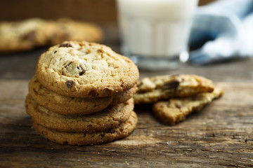 Homemade chocolate chip cookies