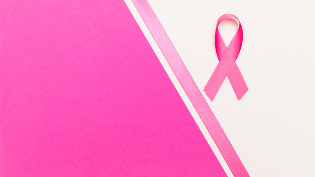 Pink ribbon awareness for World aids day concept