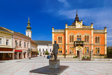 Old town in Novi Sad - Serbia - obrazy, fototapety, plakaty