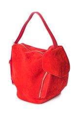 Red handbag