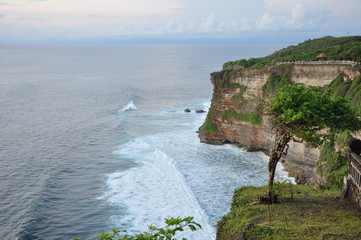 cliffs and waves