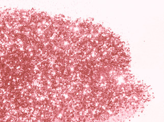 Background with pink glitter in vintage colors