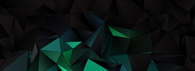 Fototapeta premium Triangular 3d, modern background