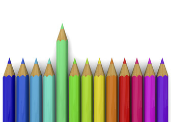 Colorful Pencil - 3D