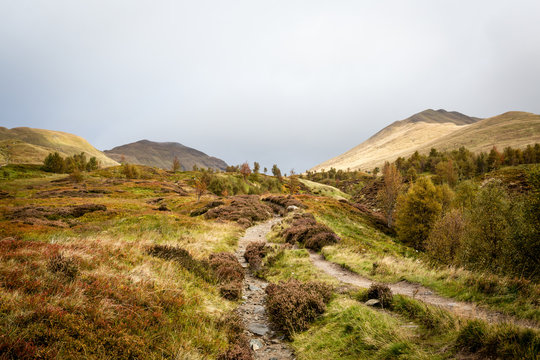 Views approaching Ben Lawers. Ben Lawers is the highest mountain in the southern part of the Scottish Highlands. It lies to the north side of Loch Tay.