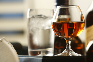 Brandy is a spirit produced by distilling wine and is typically drunk as an after-dinner digestif.